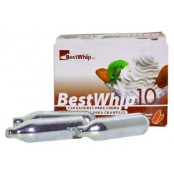Gás para Garrafa de Chantilly caixa com 10 unidades