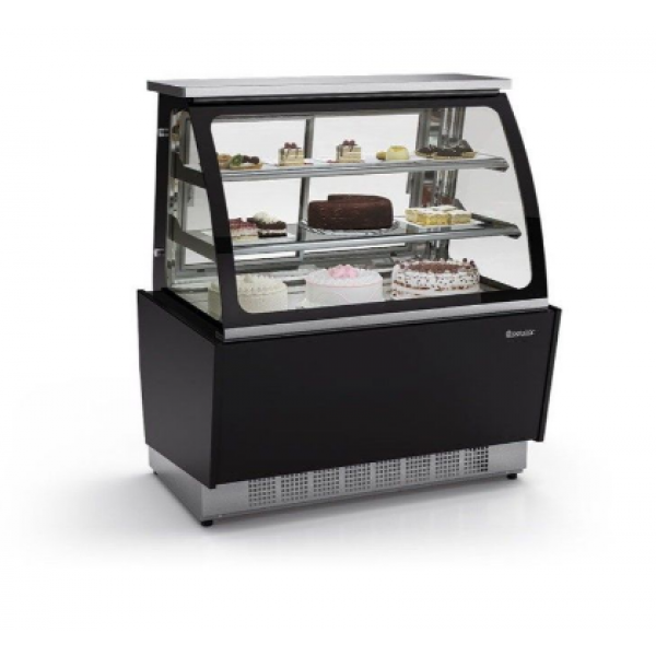 Balcão Vitrine Refrigerada Linha Gourmet Elegance Super GGSR-110 PR Gelopar