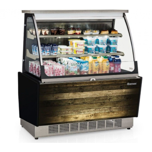 Balcão Vitrine Refrigerada Linha Gourmet Elegance Super GSRA-110P MD Gelopar