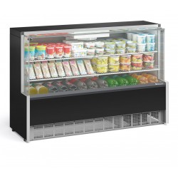 Balcão Vitrine Refrigerada Linha Aurora GPFA-175R PR Gelopar