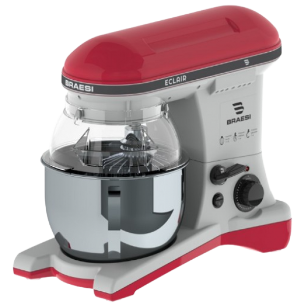 Batedeira planetária Eclair red velvet BP-500 Braesi