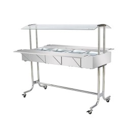 Buffet Salada com 8 cubas 1/2 65mm EA8MX Master Venâncio