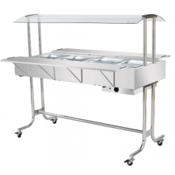 Buffet Aquecido para 08 cubas EA8M Master Venâncio