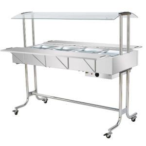 Buffet Aquecido para 08 cubas EA8M Master Venâncio