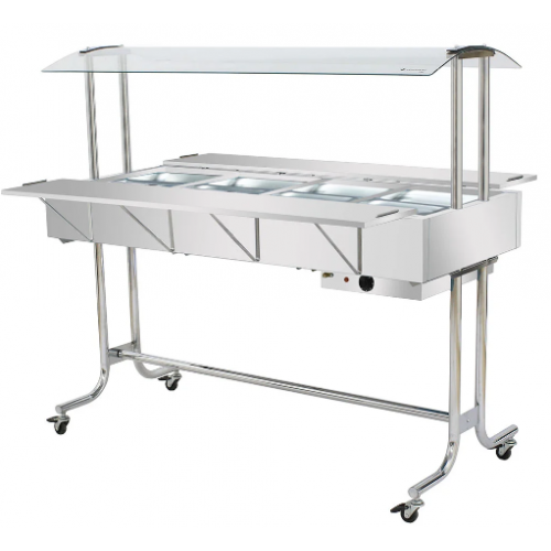 Buffet Aquecido para 08 cubas EA8M Master Venâncio