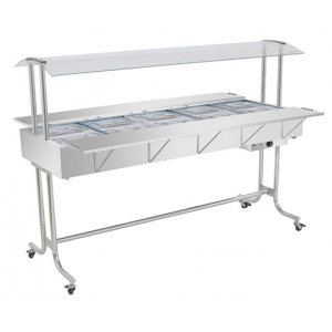 Buffet Aquecido para 10 cubas EA10M Master Venâncio