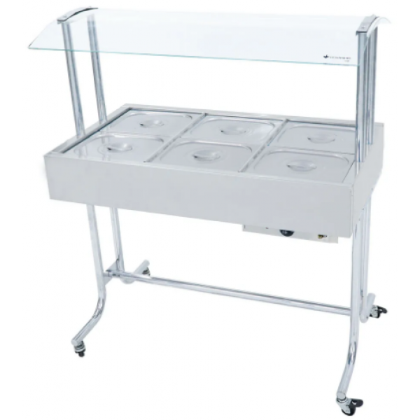 Buffet Aquecido para 6 cubas EA6M Master Venâncio