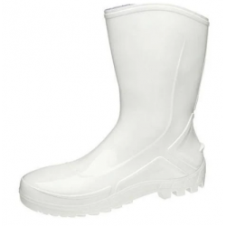 Bota de PVC Cano Médio Branca Vulcaflex  Marluvas CA 42291
