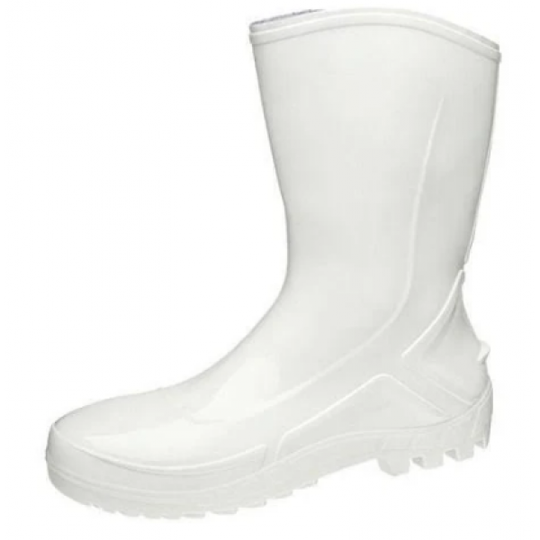 Bota de PVC Cano Médio Branca Vulcaflex  Marluvas CA 42291