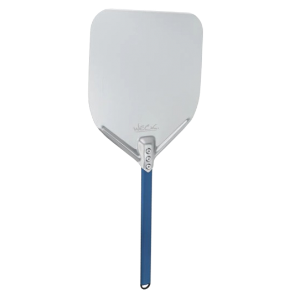 Pá para Enfornar Pizza Alumínio 30,5 x 35,5 cm Azul Cano Curto Weck