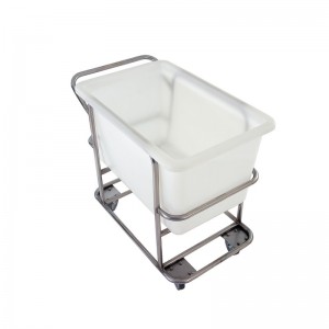 Carro com Cuba para 180 Litros em Aço Inox 304 Carro com Cuba para 180 Litros em Aço Inox 304