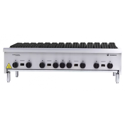 Chapa Americana Grill Charbroiler a Gás Venâncio 120 cm