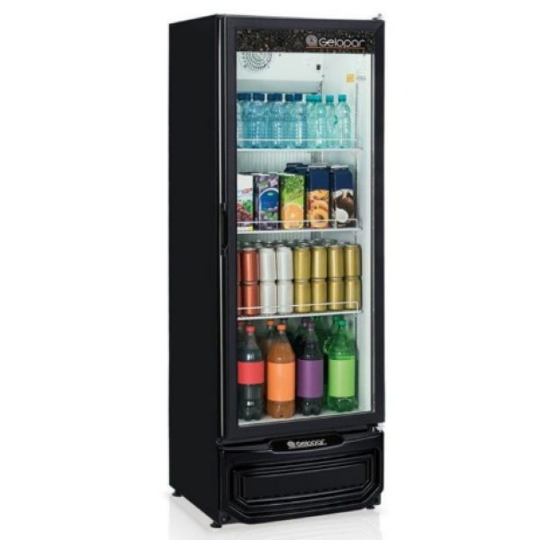 Refrigerador de Bebidas Vertical 414L GPTU-40 Preto Gelopar                         