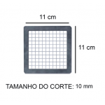 Conjunto navalha macho e fêmea para cortador de Legumes 10mm