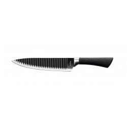 Faca 8 Chef Knife com Relevo e Cabo Emborrachado Linha Shark 7510-8 Mundial