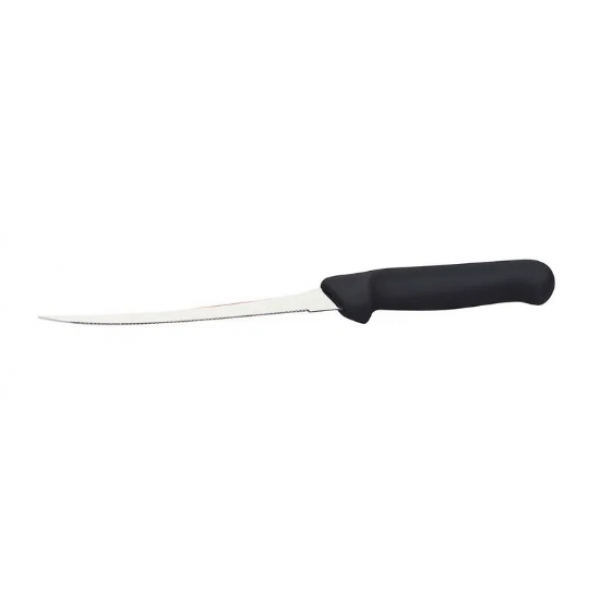 Faca para legumes e frutas serrilhada 23cm Nirosta 