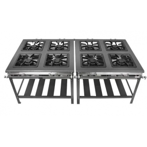 Fogão Baixa Pressão 08 bocas 40x40cm Linha Extra Brey