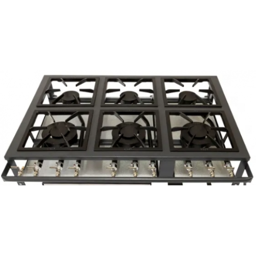 Fogão Baixa Pressão 06 bocas 40x40cm Linha Extra Brey