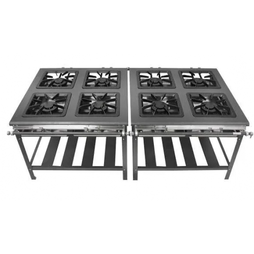 Fogão Alta Pressão 06 bocas 30x30cm Linha Econômica Brey