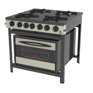 Fogão Baixa Pressão 04 Bocas Gourmet Inox PRGE-402F Progás