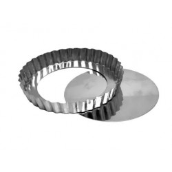 Forma para Torta de Maça com Fundo Falso Alumínio 17x2cm Doupan