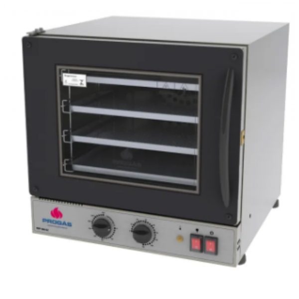 Forno Elétrico Turbo 4 Esteiras Fast Oven Analógico PRP-004 G2 Preto  Progás