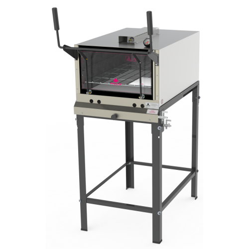 Forno a Gás em aço inox com Pedra Refratária e Infravermelho PRP800 G2 S/KG Progas