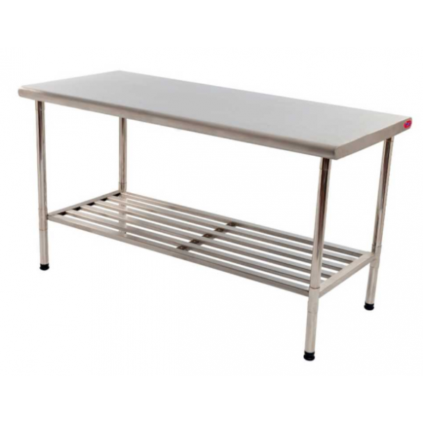 Mesa Total Inox 430 Gradeada 120x70cm Imeca 