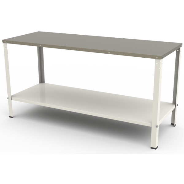 Mesa Com Tampo Inox e uma Prateleira Inferior 160x60x87 cm M-160 G2 Braesi