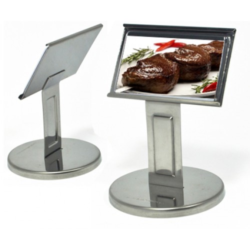 Display Médio Inox 8x5cm