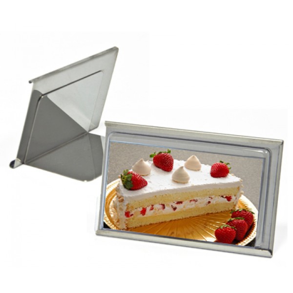 Display Pequeno Inox 8x5cm