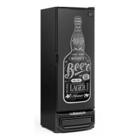 Refrigerador de Bebidas Cervejeira 410 Litros GRBA-400 PR  Preto Gelopar                         
