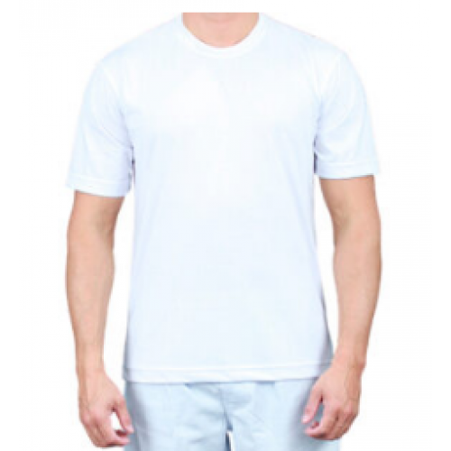 Camiseta Poliviscose Manga curta Branca