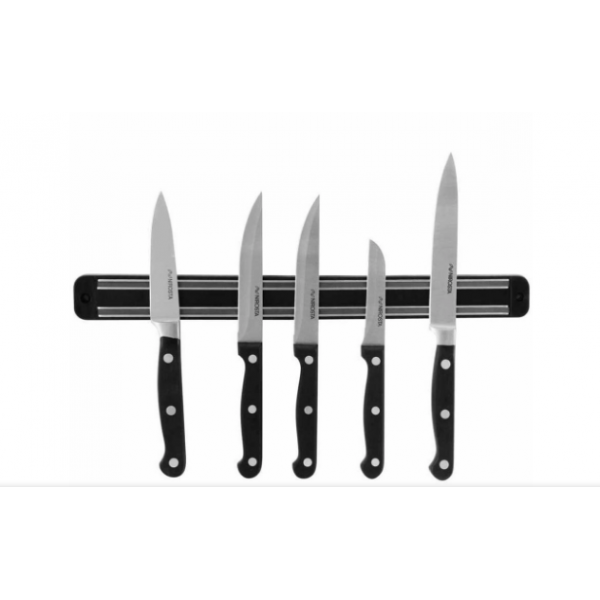 Barra magnética para facas e utensílios 50x3,3x1,3cm