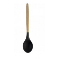 Colher de Silicone com Cabo de Madeira CK3470