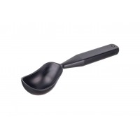 Colher de sorvete em aluminio preto 19cm Weck