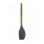 Espátula de Silicone Borda Curva com Cabo de Madeira CK3469 Clink