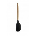 Espátula de Silicone Borda Curva com Cabo de Madeira CK3469 Clink