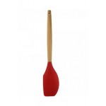Espátula de Silicone Borda Curva com Cabo de Madeira CK3469 Clink