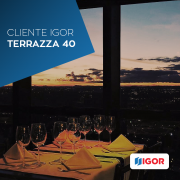 TERRAZZA 40: UM BELO RESTAURANTE COM UMA POTENTE COZINHA